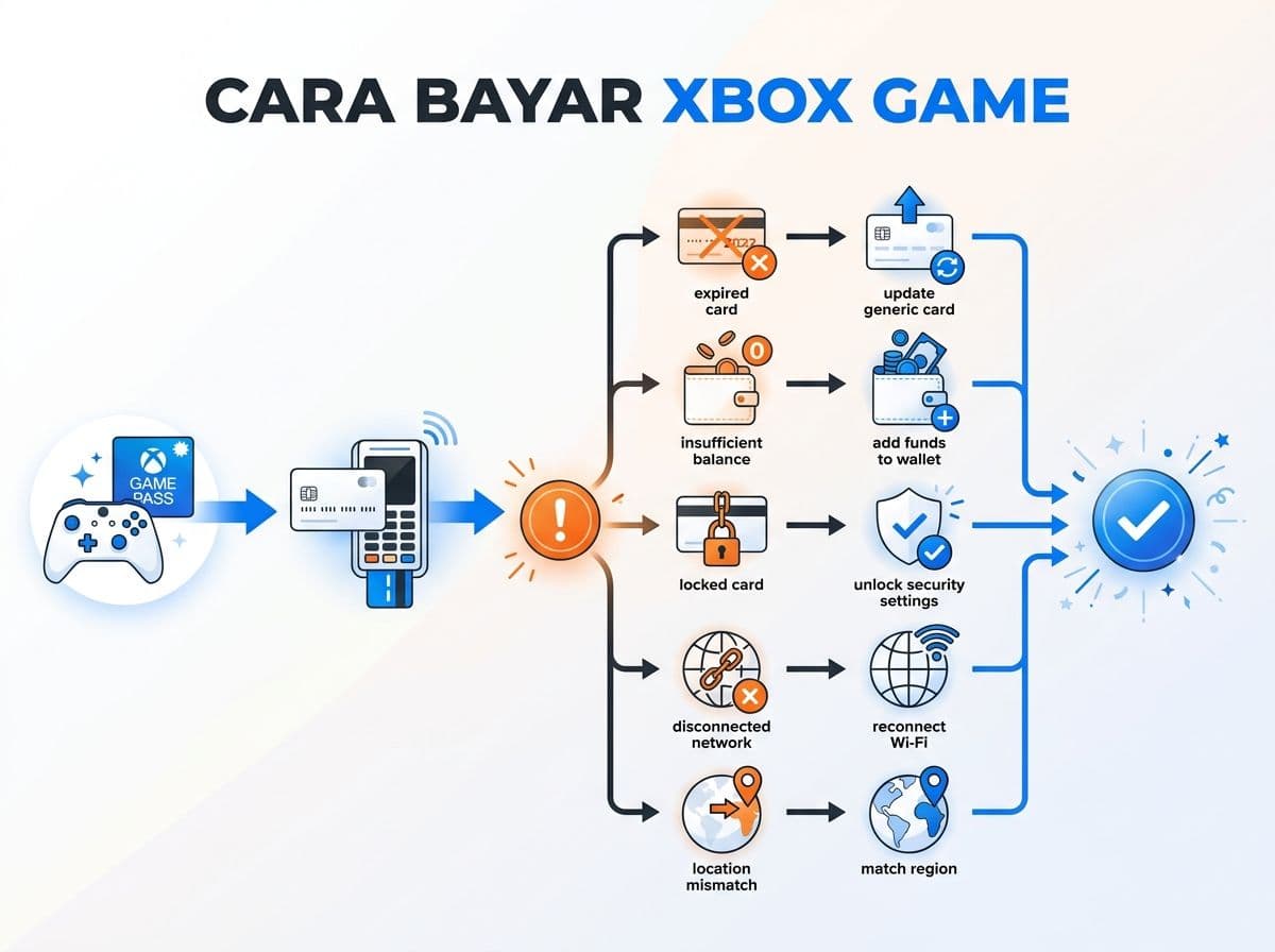 Xbox Game Pass Gagal Bayar atau Kartu Ditolak: Penyebab dan Solusi