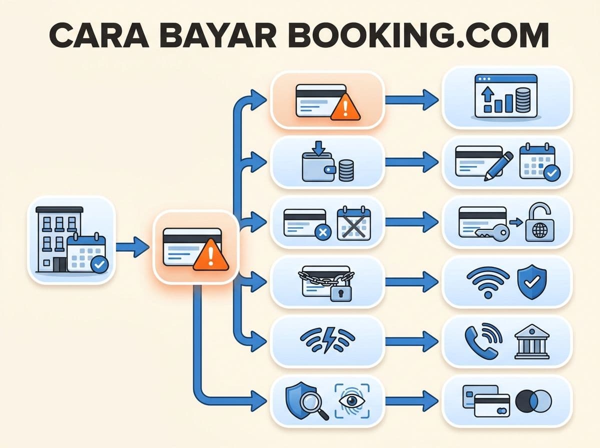 Booking.com Gagal Bayar atau Kartu Ditolak: Penyebab dan Solusi