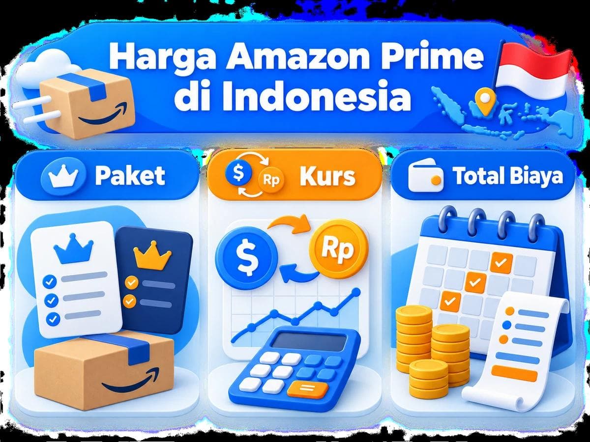 Harga Amazon Prime di Indonesia: Paket dan Total Rupiah