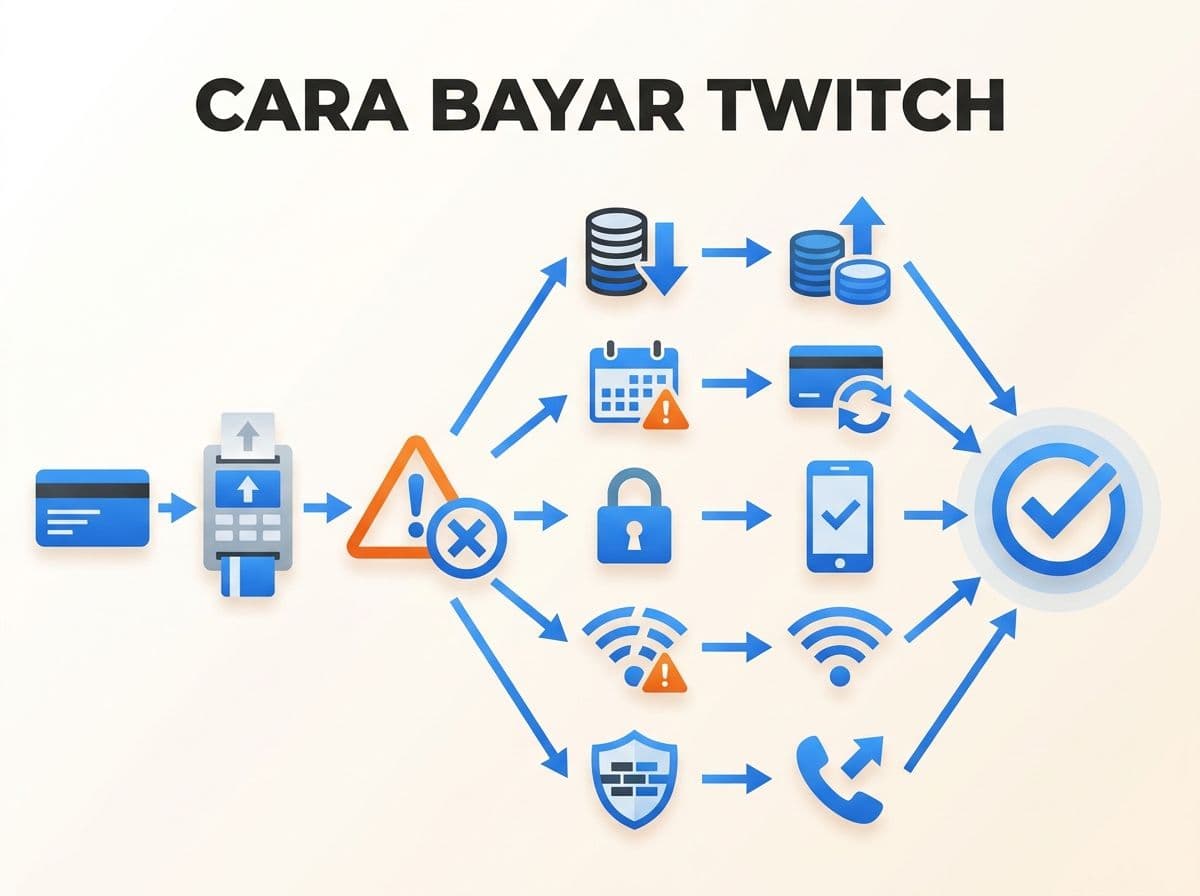 Twitch Gagal Bayar atau Kartu Ditolak: Penyebab dan Solusi