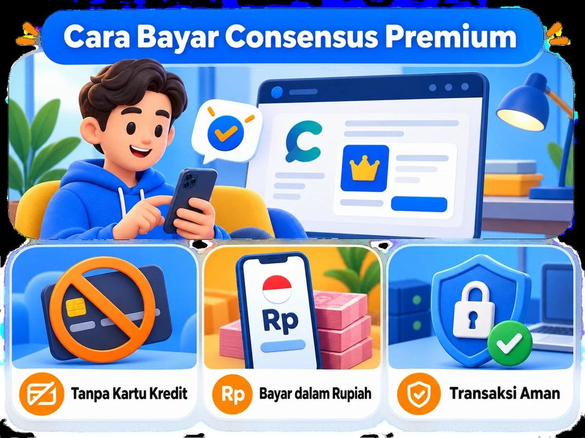 Cara Bayar Consensus Premium dari Indonesia Tanpa Kartu Kredit