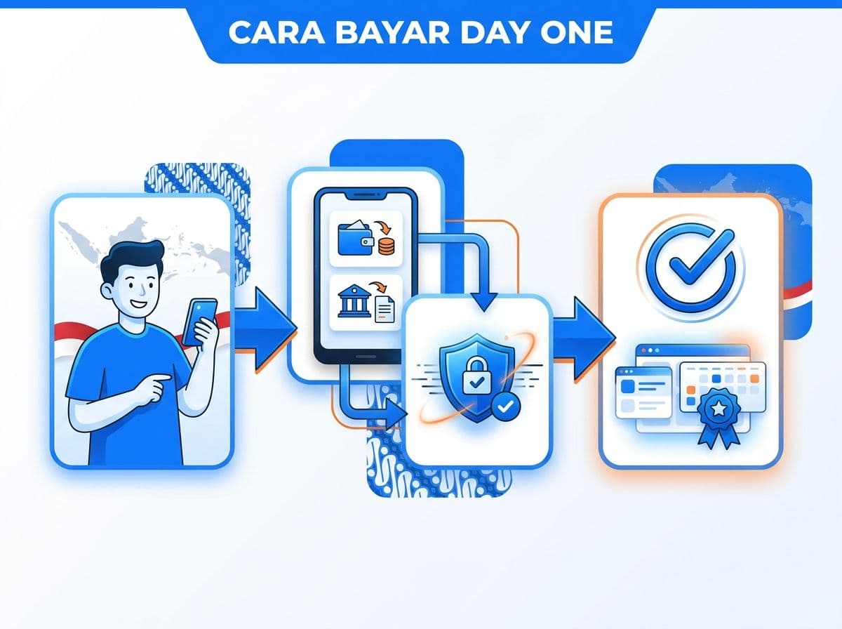 Cara Bayar Day One Premium dari Indonesia Tanpa Kartu Kredit