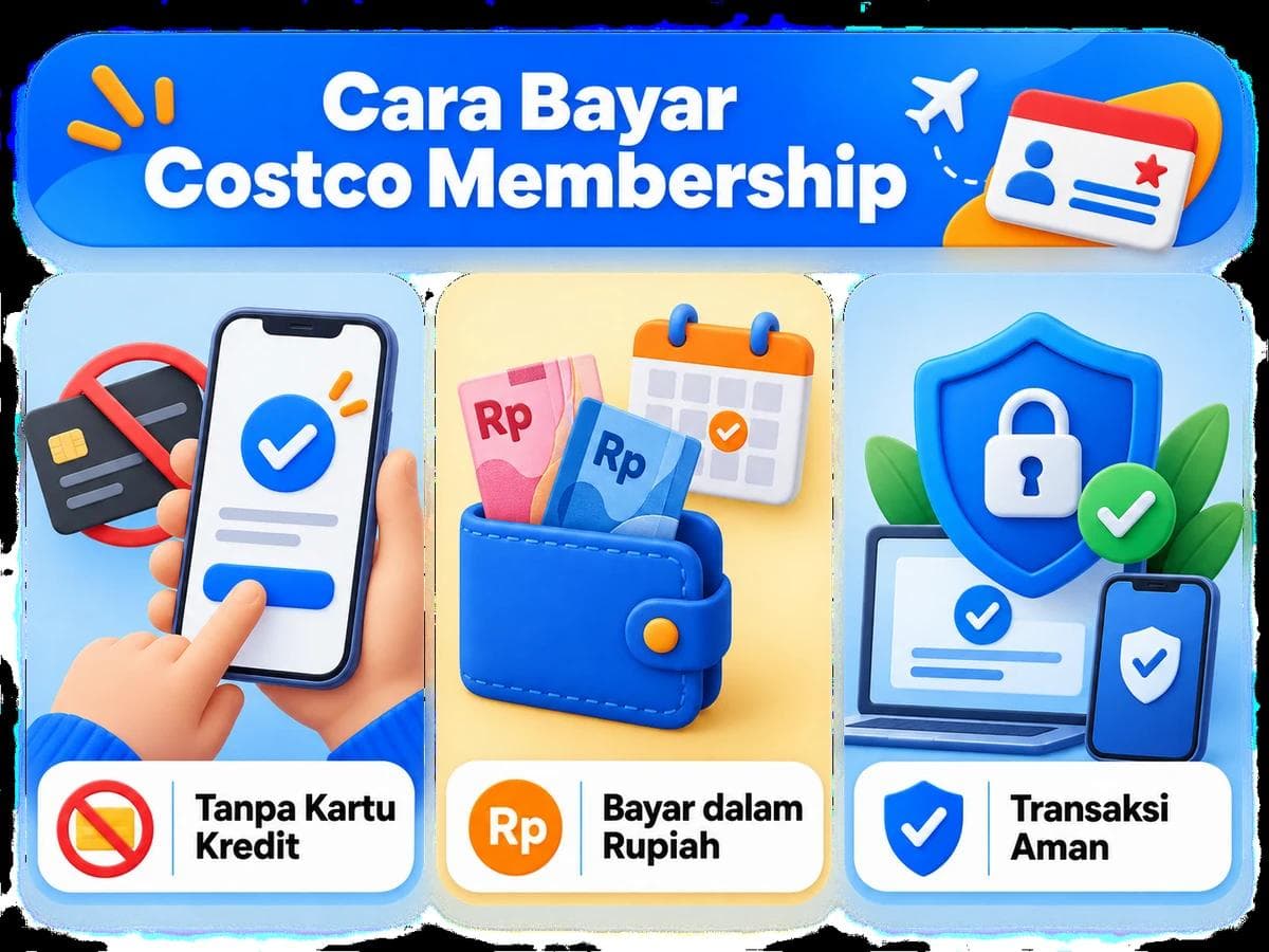 Cara Bayar Costco Membership dari Indonesia Tanpa Kartu Kredit