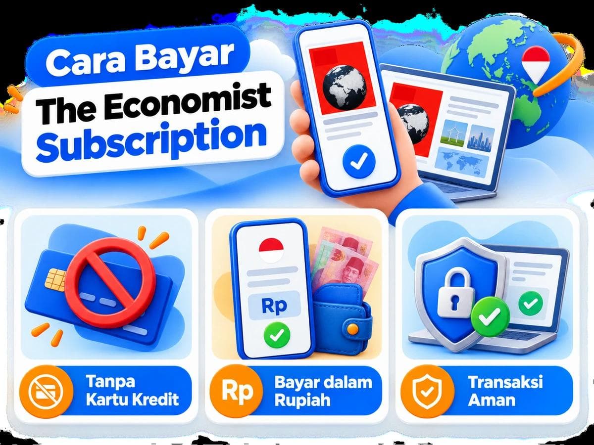 Cara Bayar The Economist Subscription dari Indonesia Tanpa Kartu Kredit