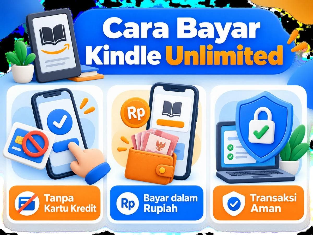 Cara Bayar Kindle Unlimited dari Indonesia Tanpa Kartu Kredit
