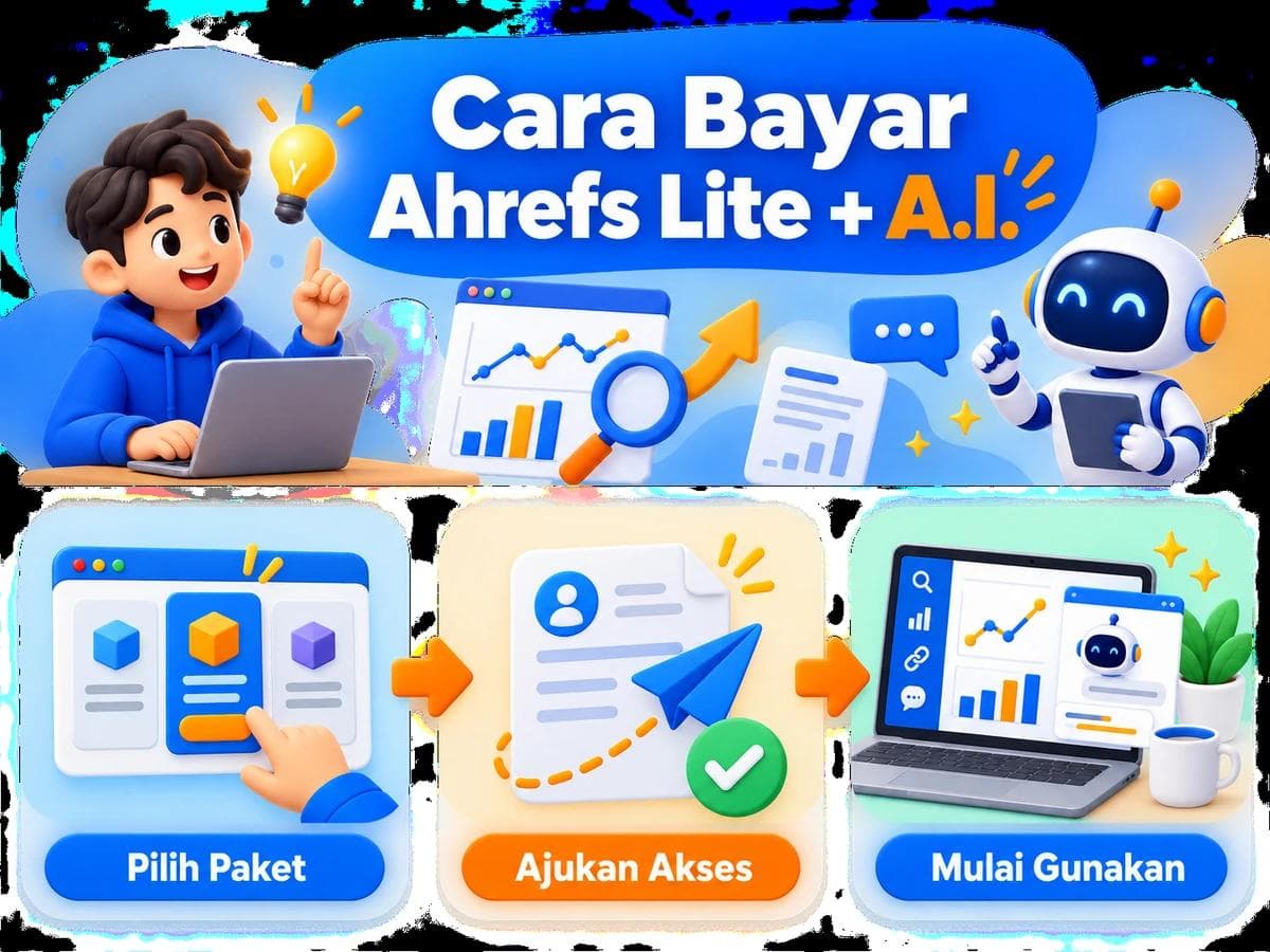 Cara Bayar Ahrefs Lite + AI dari Indonesia Tanpa Kartu Kredit
