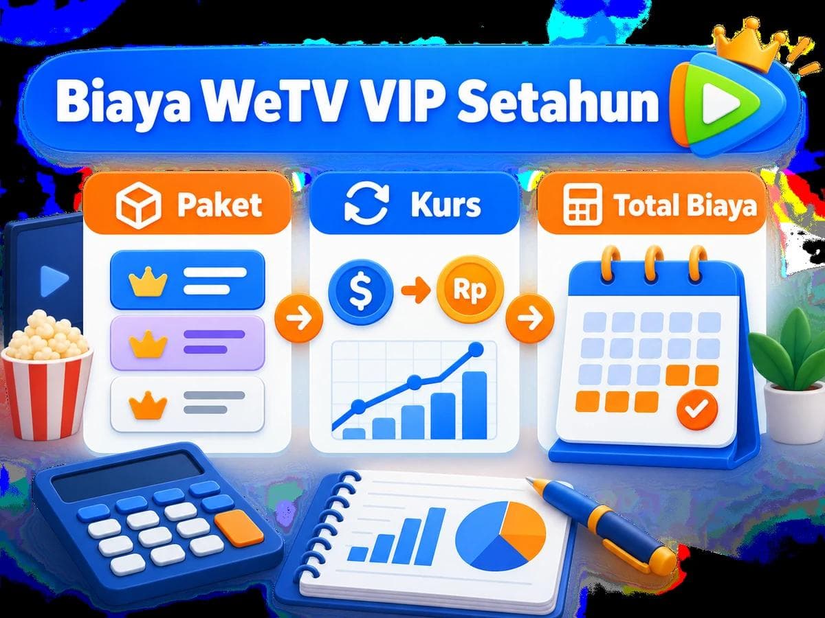 Berapa Total Biaya Langganan WeTV VIP Setahun dari Indonesia