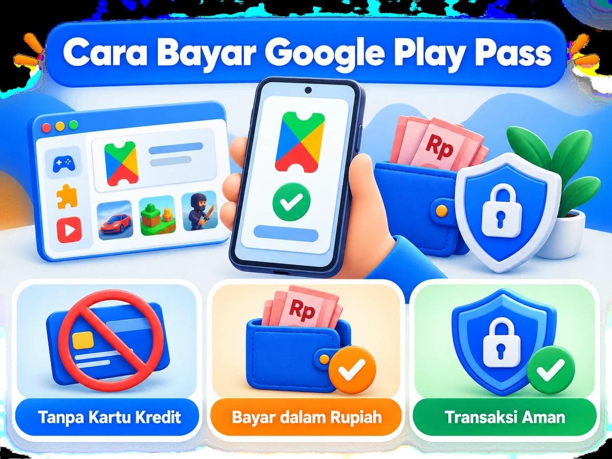 Cara Bayar Google Play Pass dari Indonesia Tanpa Kartu Kredit