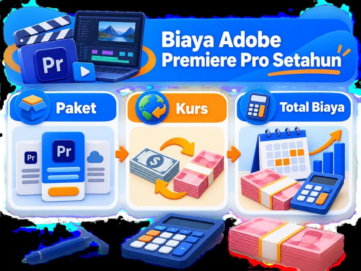 Berapa Total Biaya Langganan Adobe Premiere Pro Setahun dari Indonesia