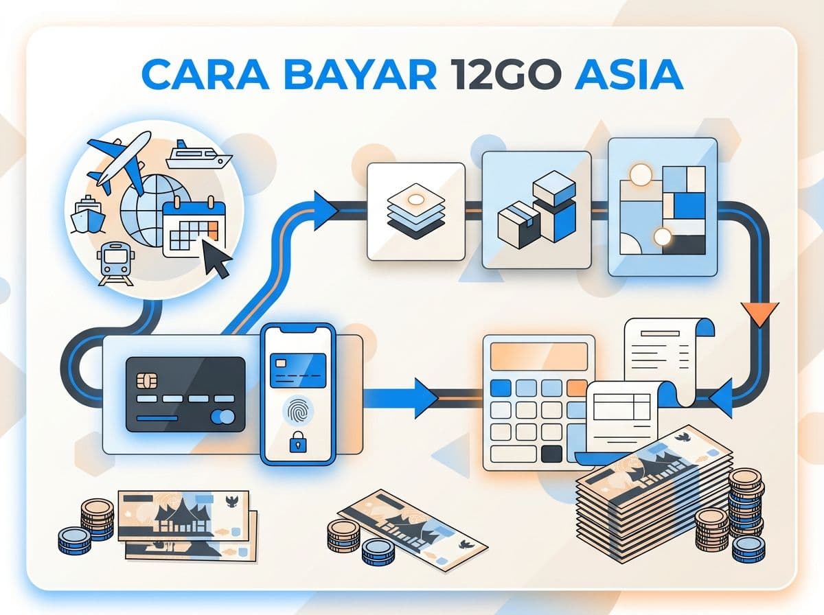 Harga 12Go Asia di Indonesia: Paket dan Total Rupiah