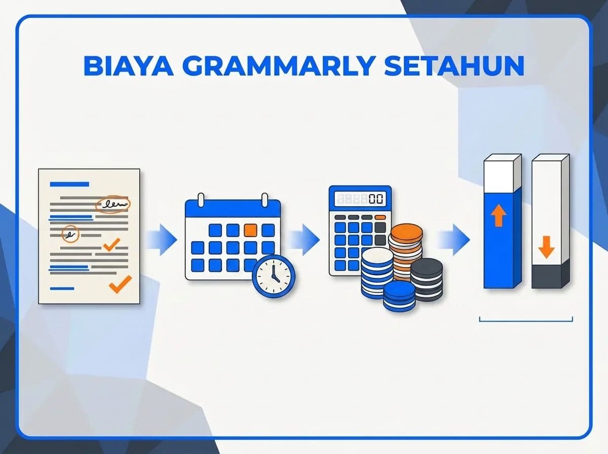 Berapa Total Biaya Langganan Grammarly Premium Setahun dari Indonesia
