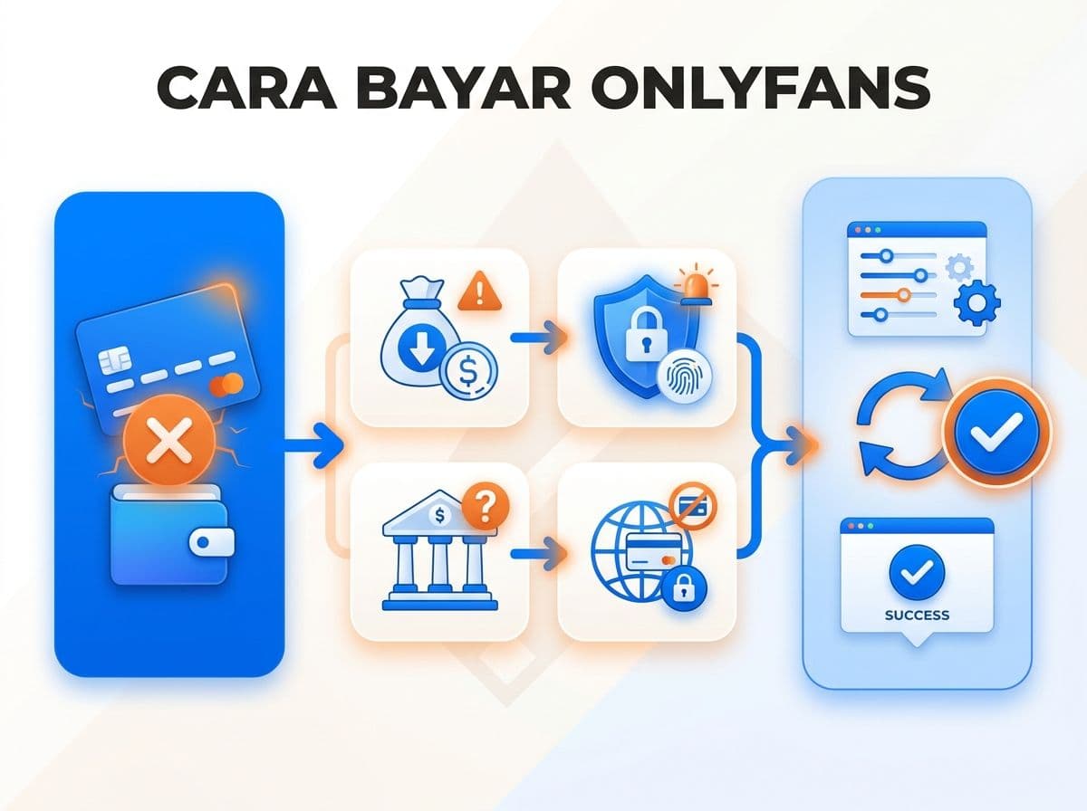 OnlyFans Gagal Bayar atau Kartu Ditolak: Penyebab dan Solusi