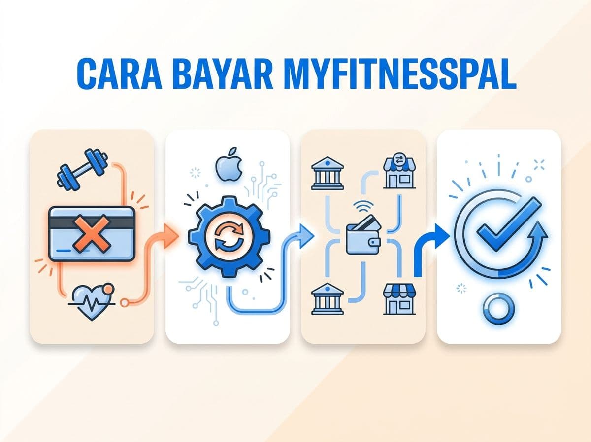 MyFitnessPal Premium Gagal Bayar atau Kartu Ditolak: Solusinya