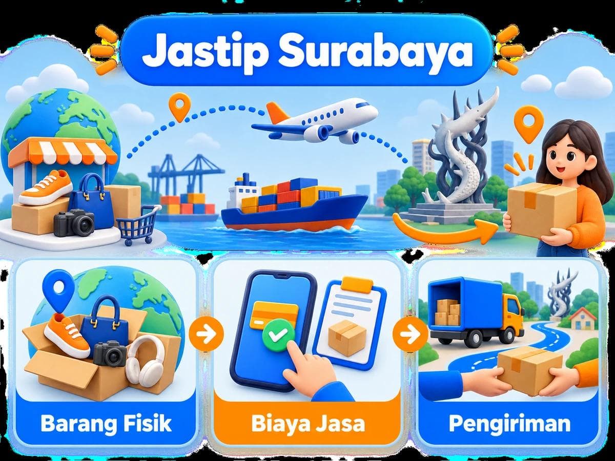 Jastip Surabaya: Cara Kerja, Estimasi Biaya, dan Lama Pengiriman