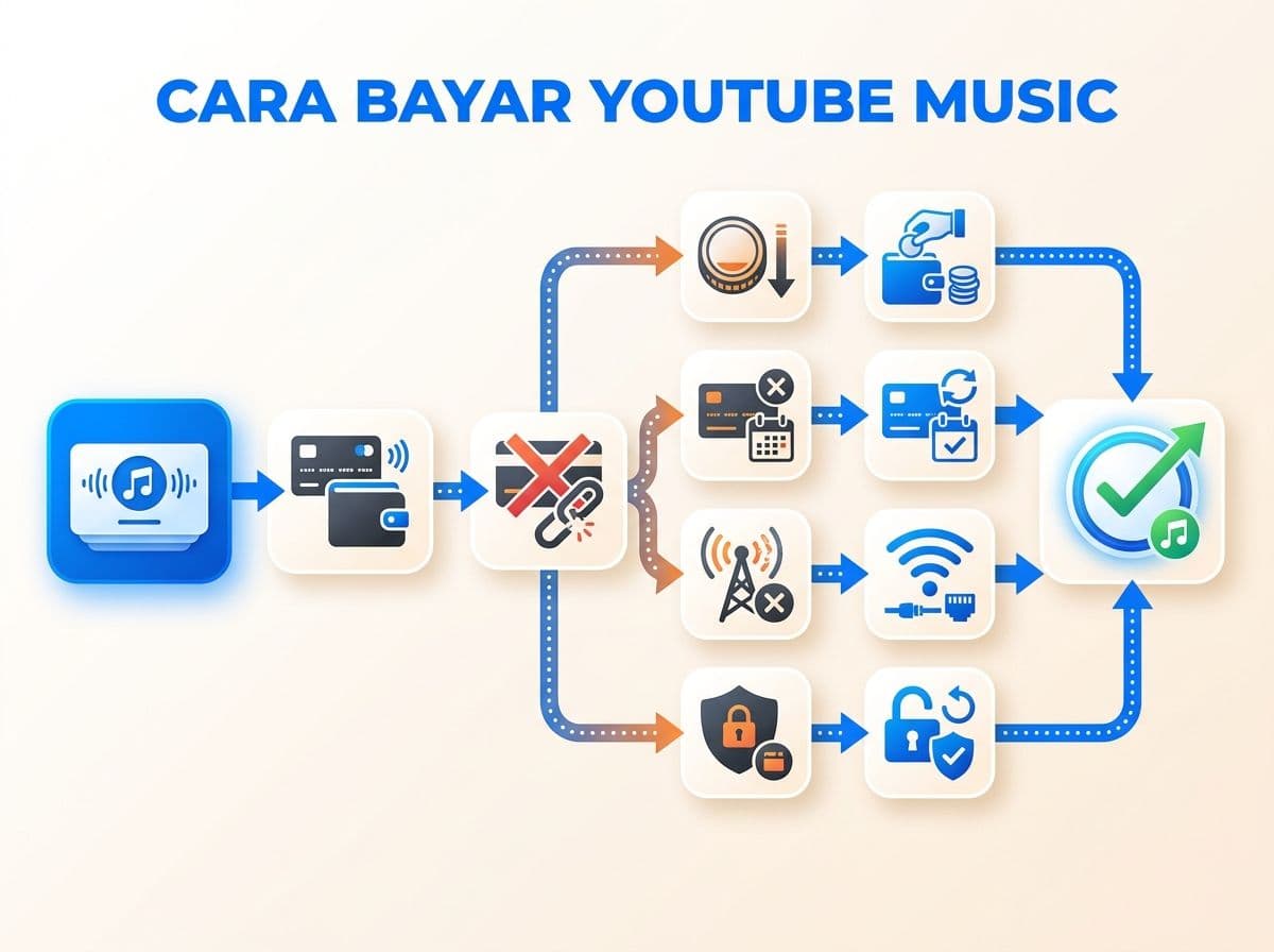YouTube Music Premium Gagal Bayar? Ini Penyebab dan Solusi