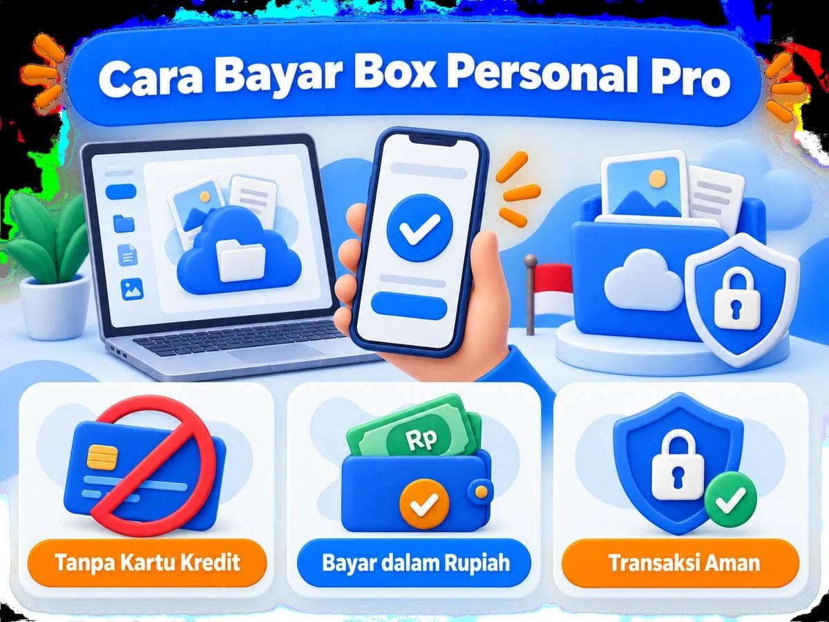 Cara Bayar Box Personal Pro dari Indonesia Tanpa Kartu Kredit