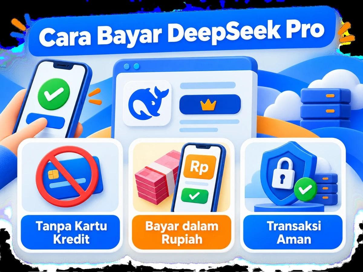 Cara Bayar DeepSeek Pro dari Indonesia Tanpa Kartu Kredit