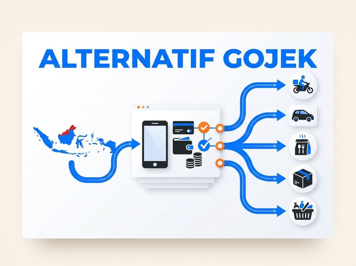 Alternatif Gojek yang Bisa Dibayar dari Indonesia