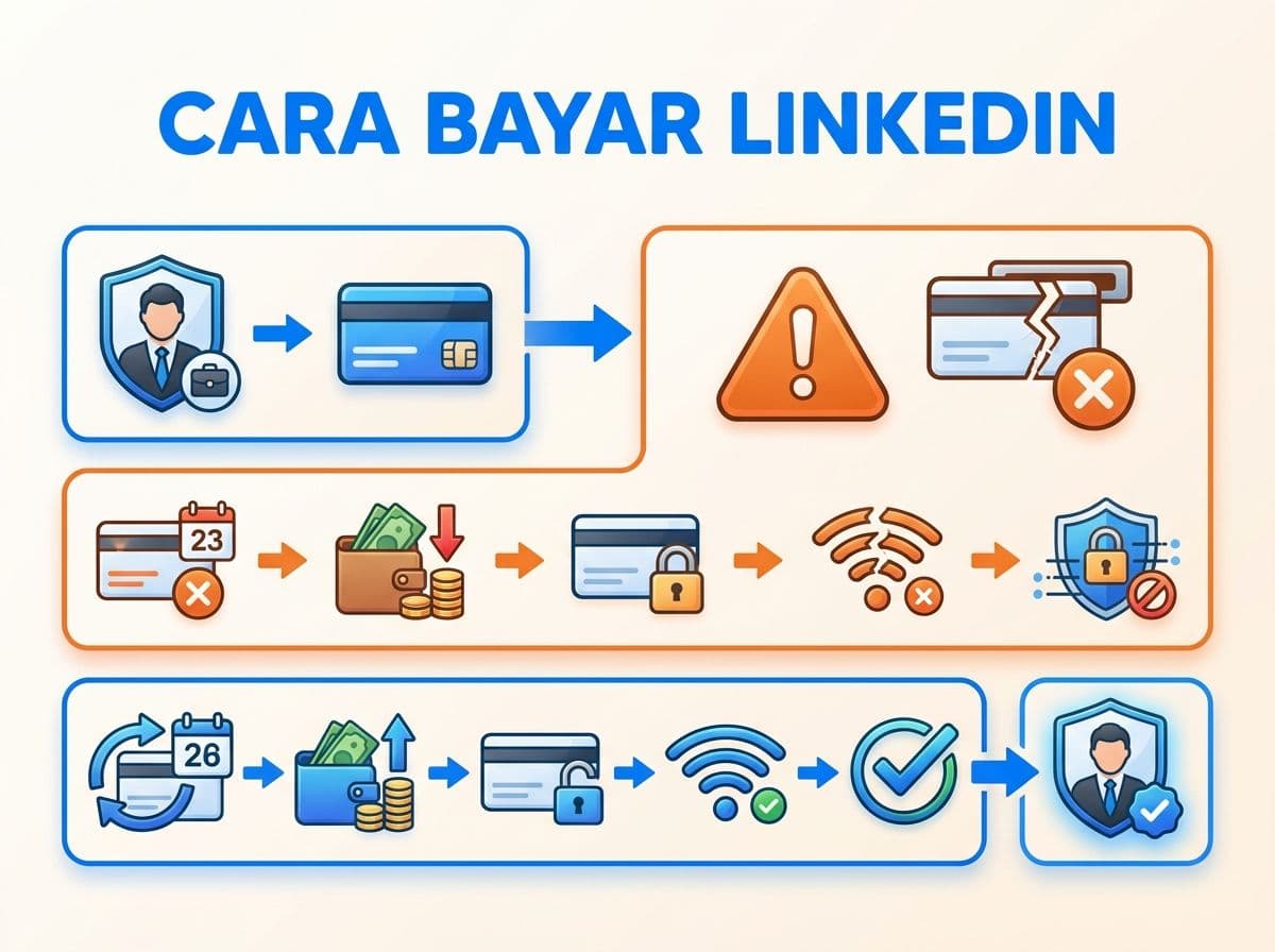 LinkedIn Premium Business Gagal Bayar? Ini Penyebab dan Solusinya