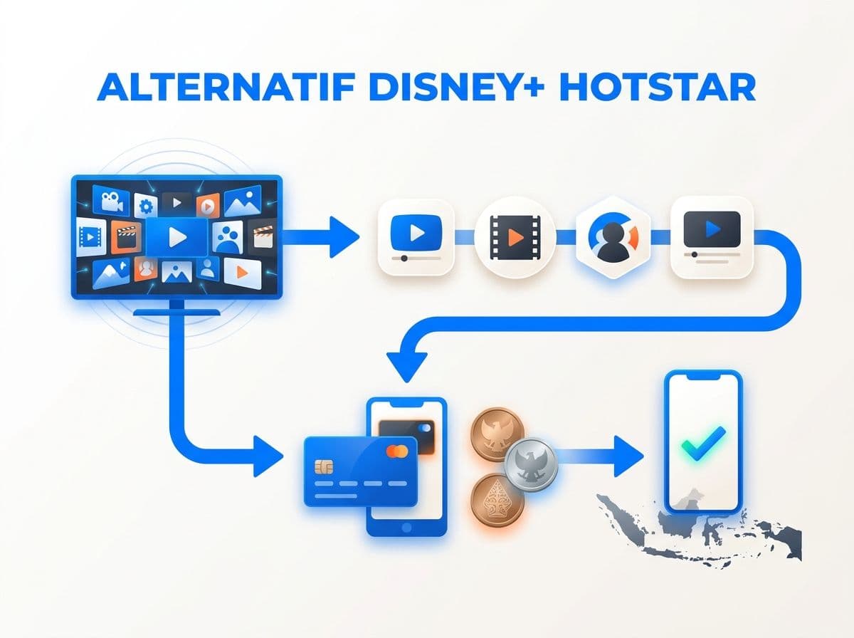 Alternatif Disney+ Hotstar yang Bisa Dibayar dari Indonesia