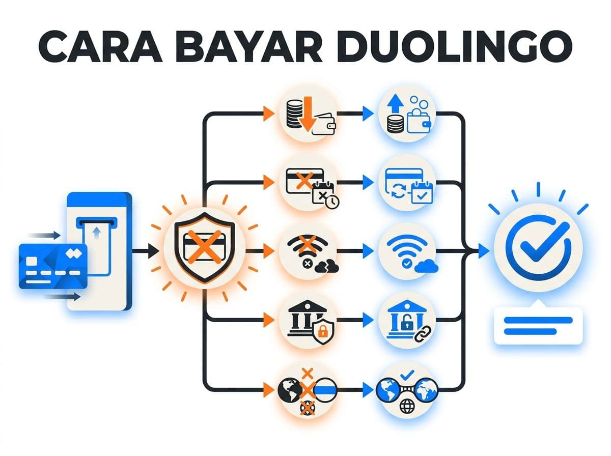 Duolingo Gagal Bayar atau Kartu Ditolak: Penyebab dan Solusi
