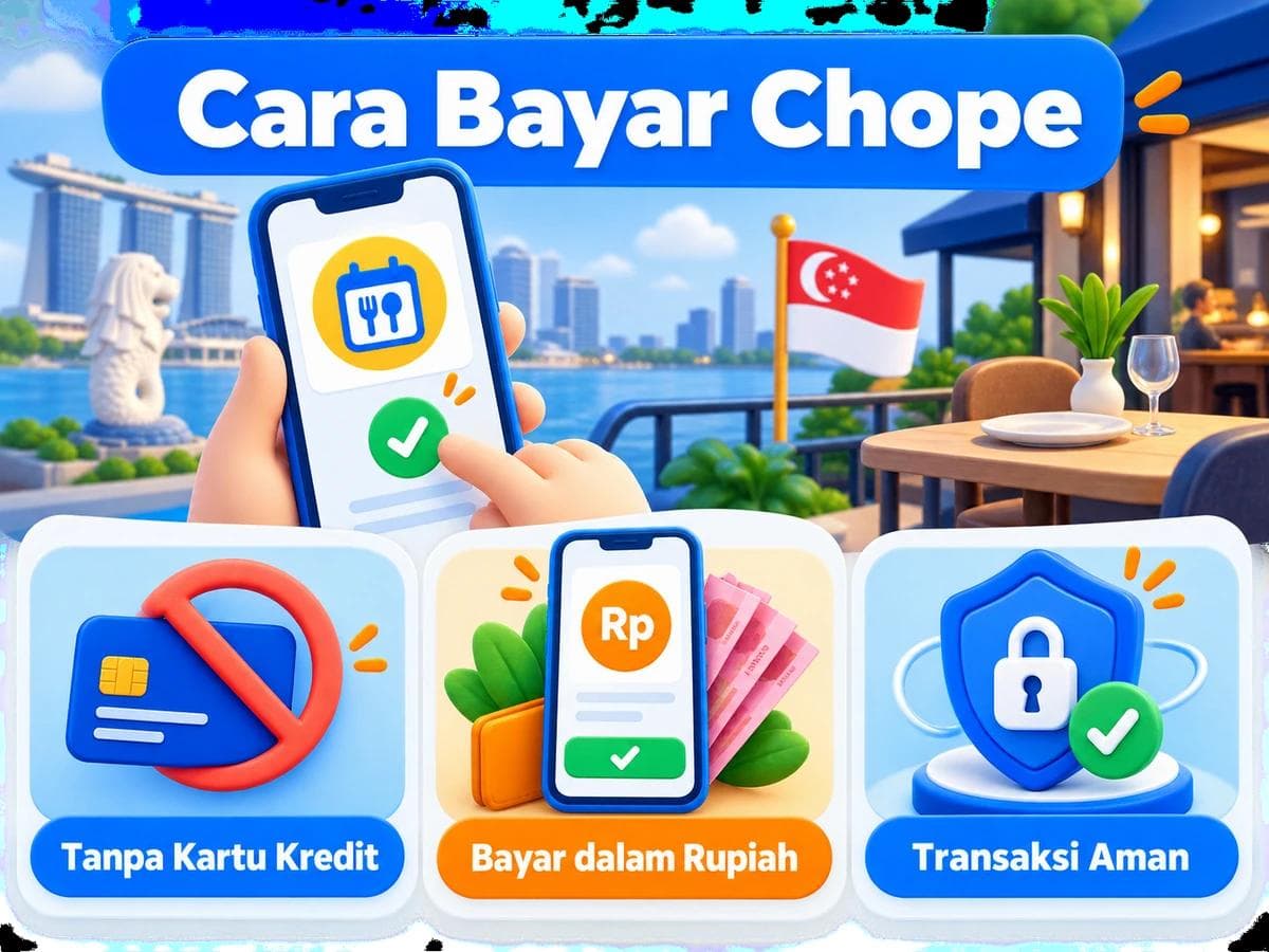 Cara Bayar Chope dari Indonesia Tanpa Kartu Kredit