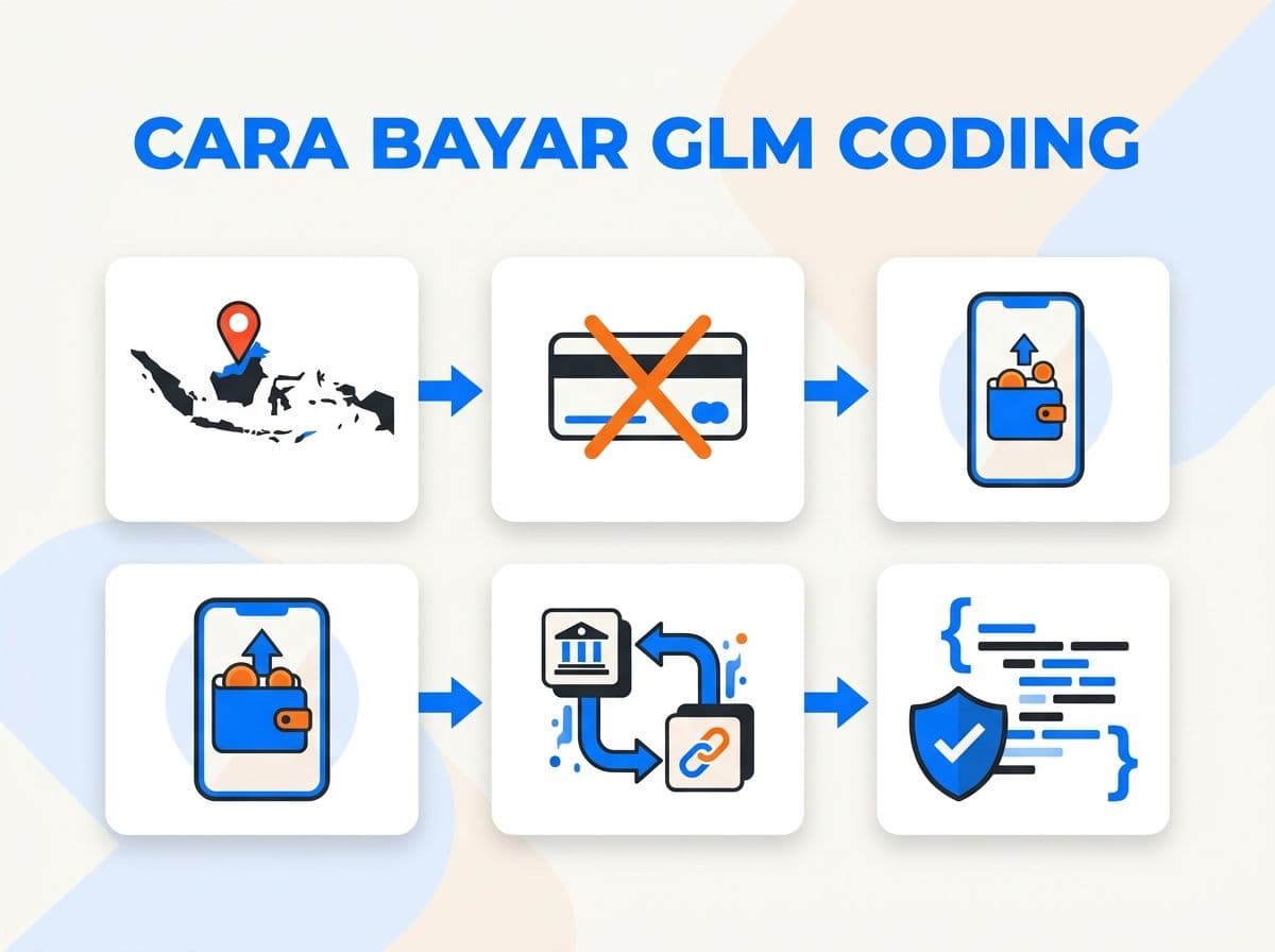 Cara Bayar GLM Coding Lite dari Indonesia Tanpa Kartu Kredit