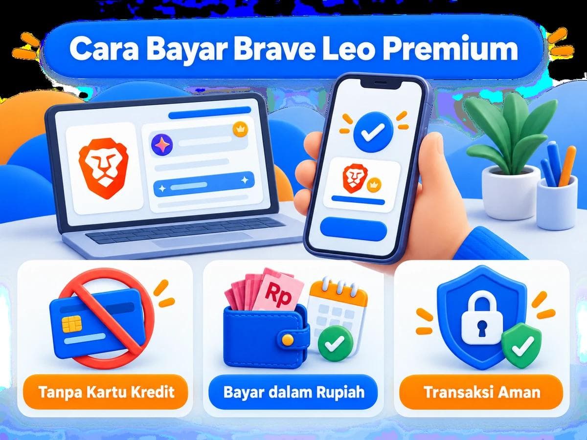 Cara Bayar Brave Leo Premium dari Indonesia Tanpa Kartu Kredit