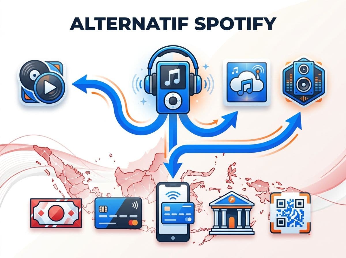 Alternatif Spotify yang Bisa Dibayar dari Indonesia
