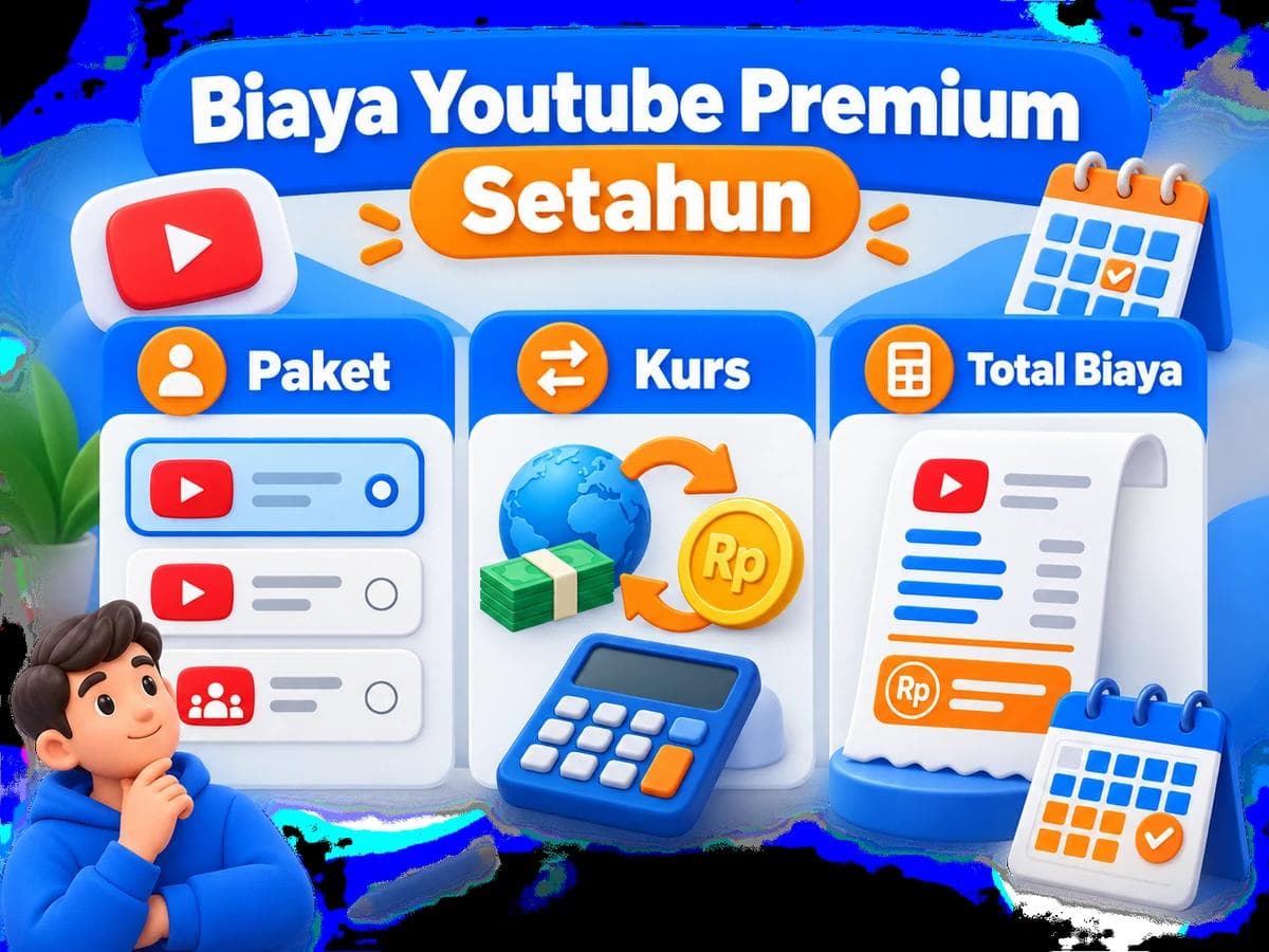 Berapa Total Biaya Langganan Youtube Premium Setahun dari Indonesia