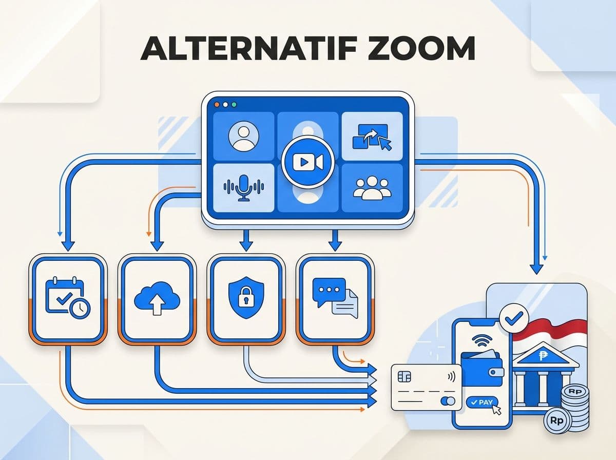 Alternatif Zoom Pro yang Bisa Dibayar dari Indonesia
