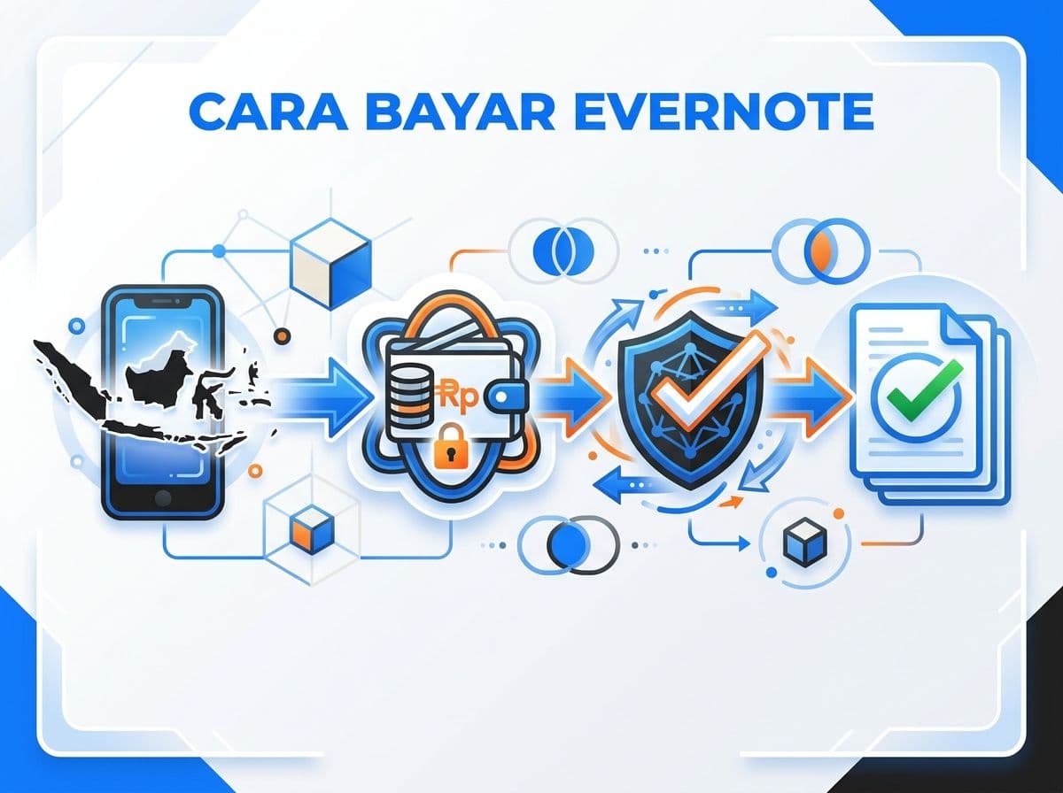 Cara Bayar Evernote dari Indonesia Tanpa Kartu Kredit