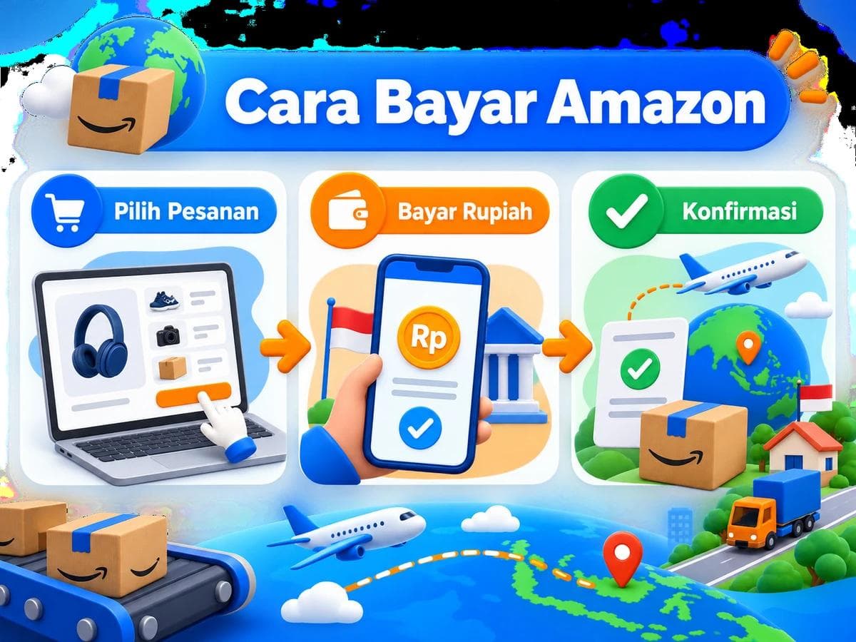 Cara Bayar Amazon dari Indonesia Tanpa Kartu Kredit