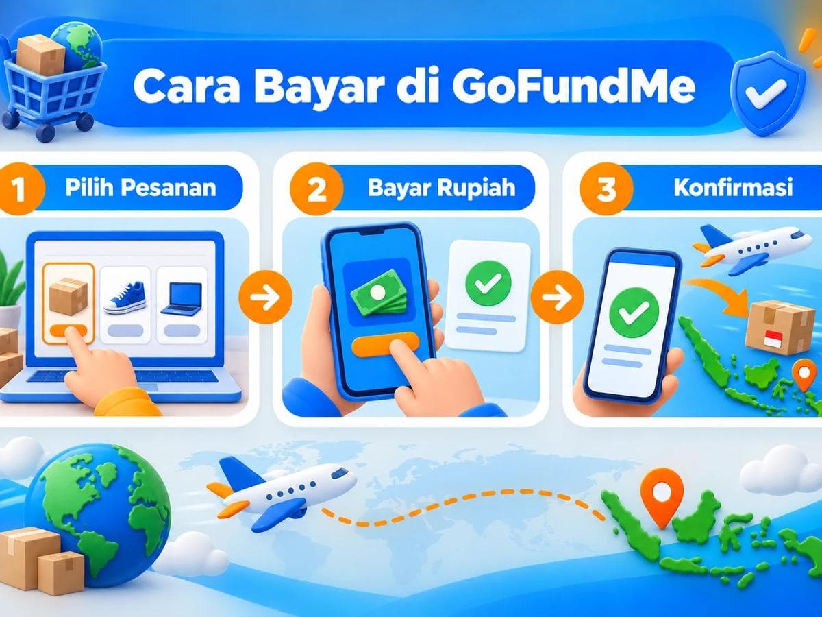 Cara Belanja dan Bayar di GoFundMe dari Indonesia
