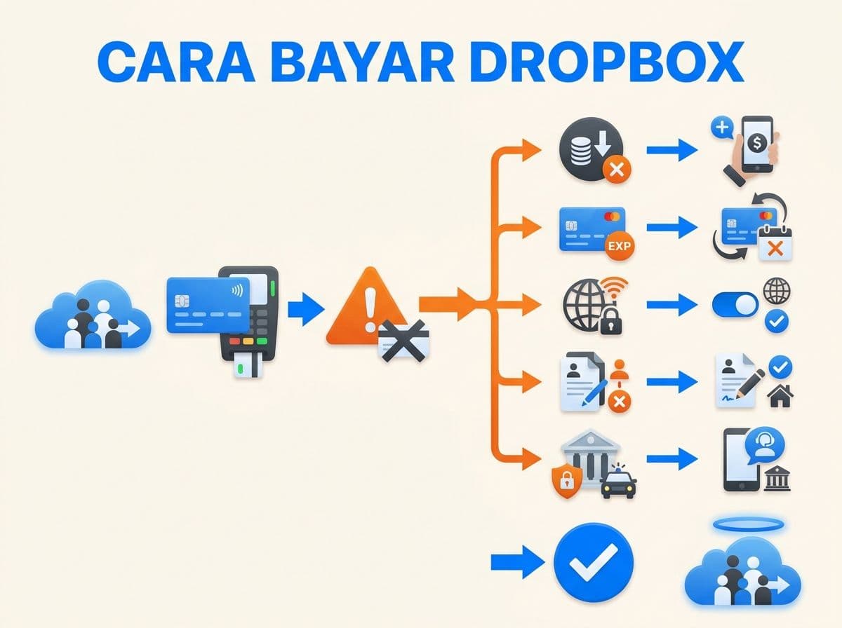 Dropbox Family Gagal Bayar atau Kartu Ditolak? Ini Penyebab dan Solusinya