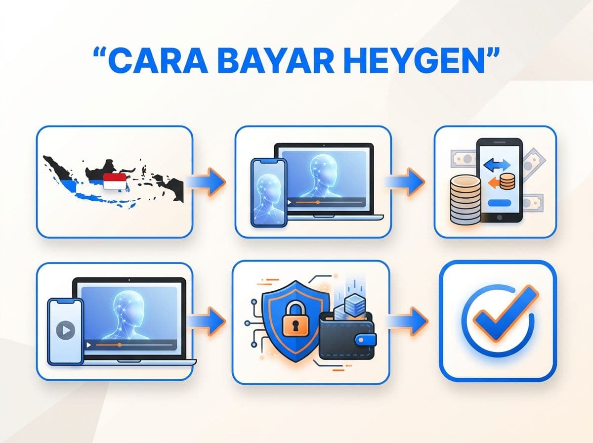 Cara Bayar HeyGen dari Indonesia Tanpa Kartu Kredit