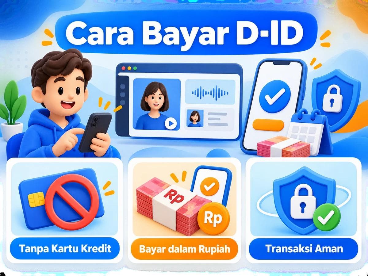 Cara Bayar D-ID dari Indonesia Tanpa Kartu Kredit
