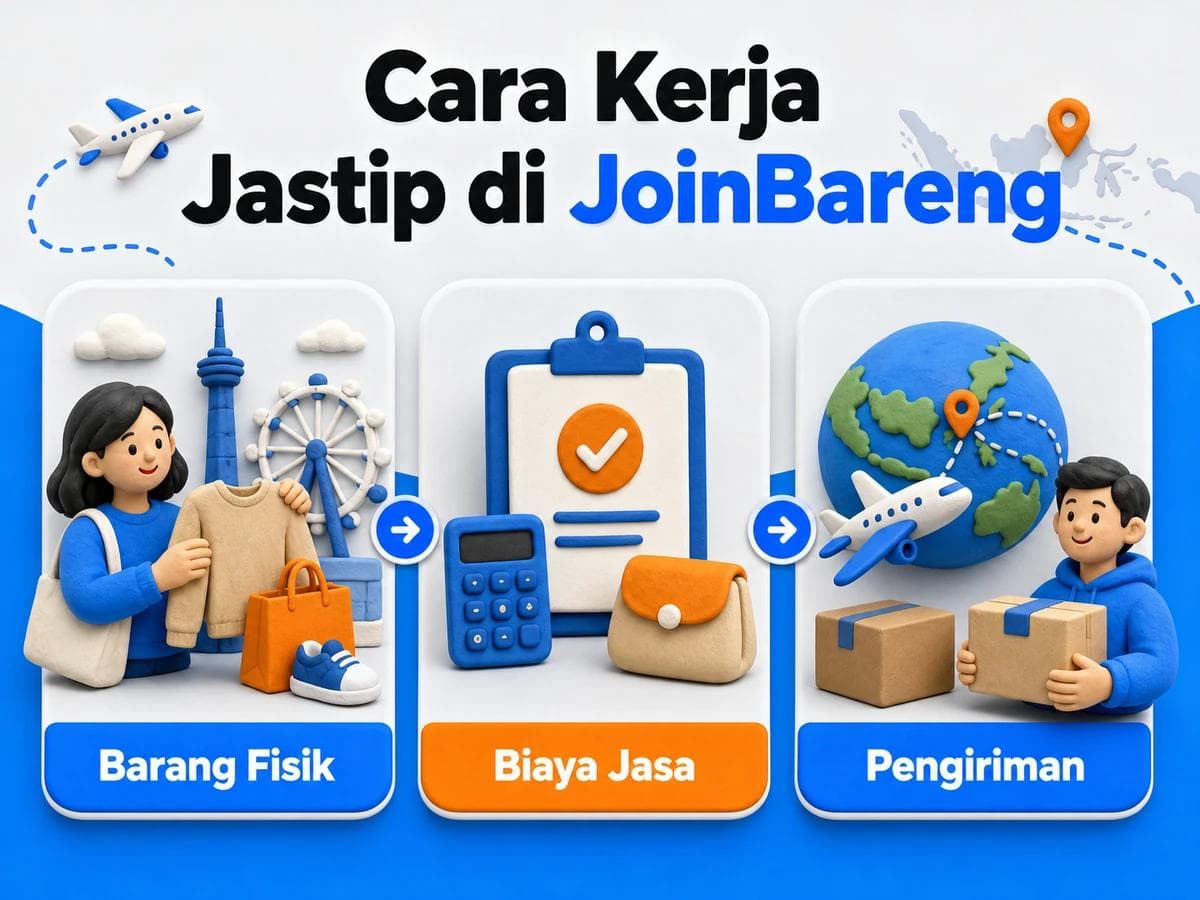 Cara Kerja Jastip di JoinBareng: Proses, Biaya & Estimasi Waktu