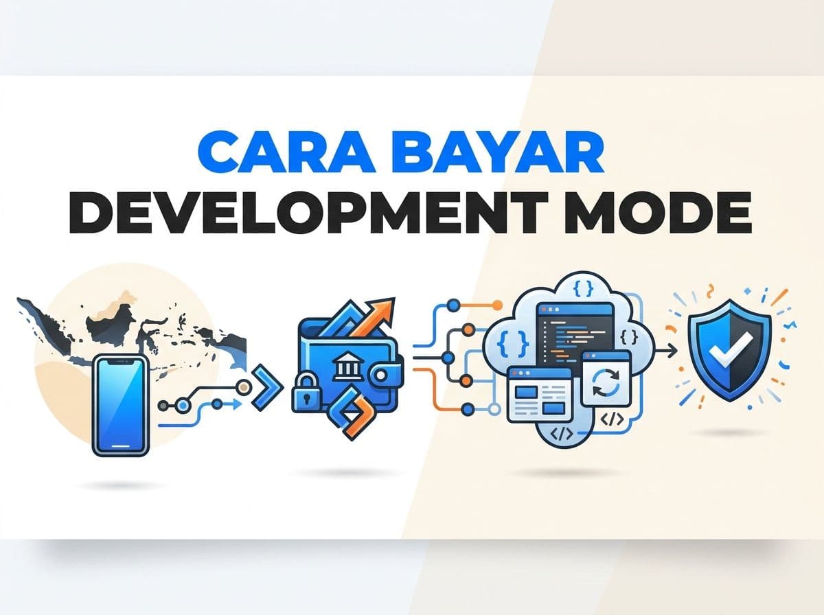 Cara Bayar Development Mode dari Indonesia Tanpa Kartu Kredit