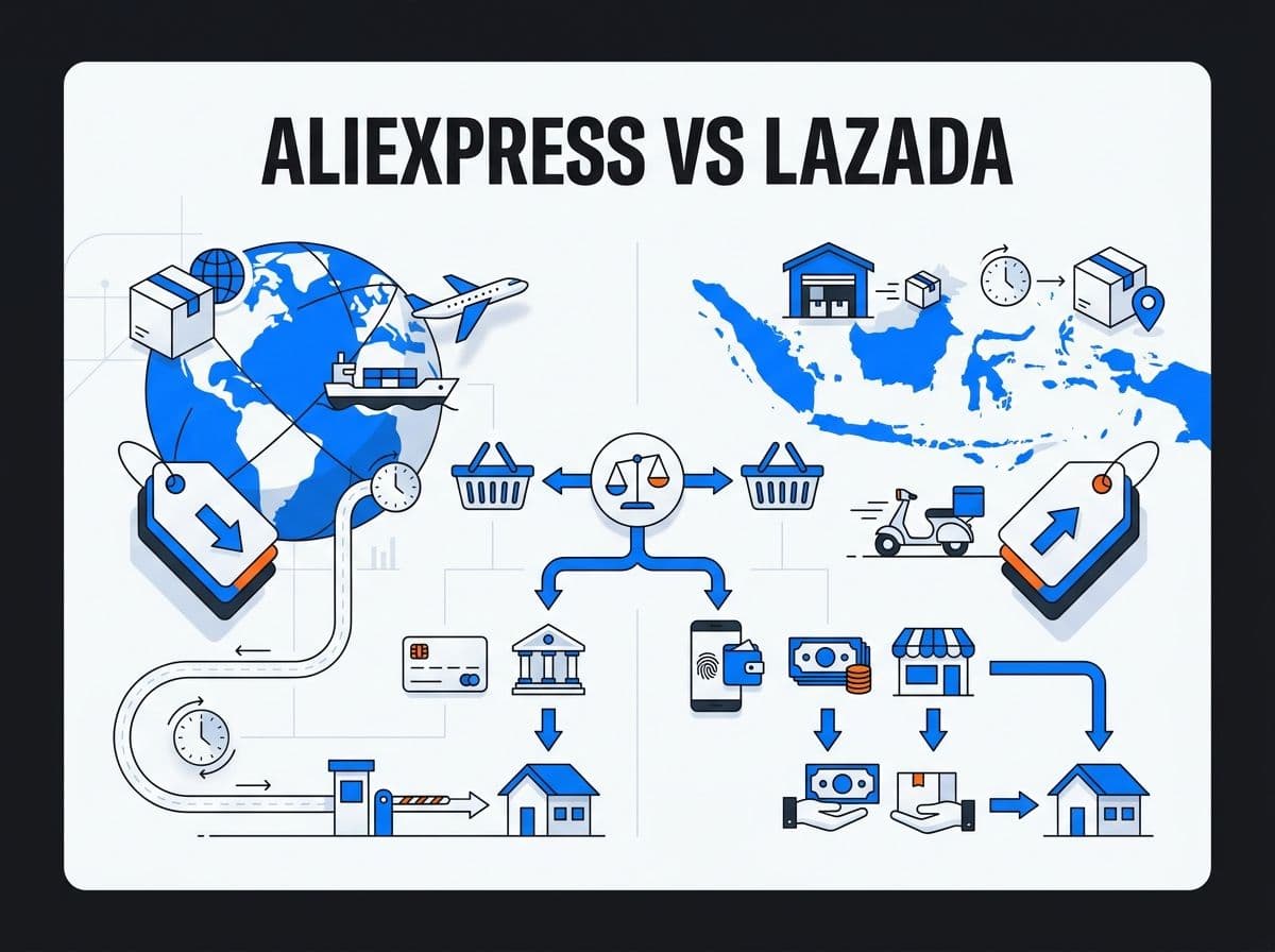 AliExpress vs Lazada: Harga dan Cara Bayar dari Indonesia