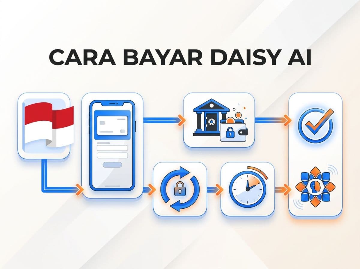 Cara Bayar Daisy AI dari Indonesia Tanpa Kartu Kredit dalam 5 Menit
