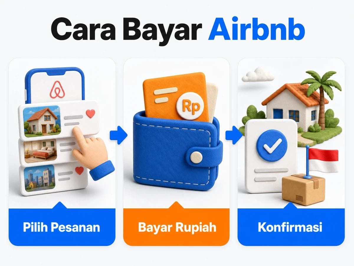Cara Bayar Airbnb dari Indonesia Tanpa Kartu Kredit