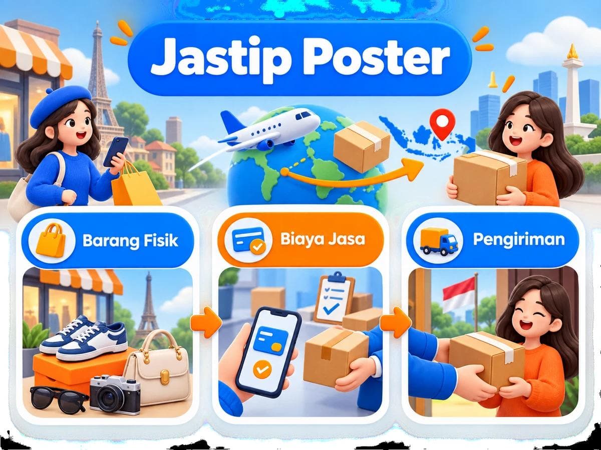 Jastip Poster: Cara Kerja, Estimasi Biaya, dan Lama Pengiriman