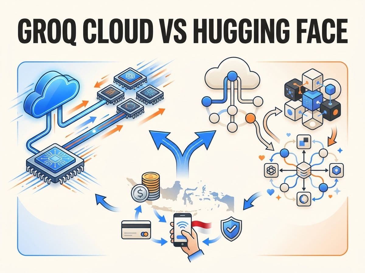 Groq Cloud vs Hugging Face: Harga dan Cara Bayar dari Indonesia