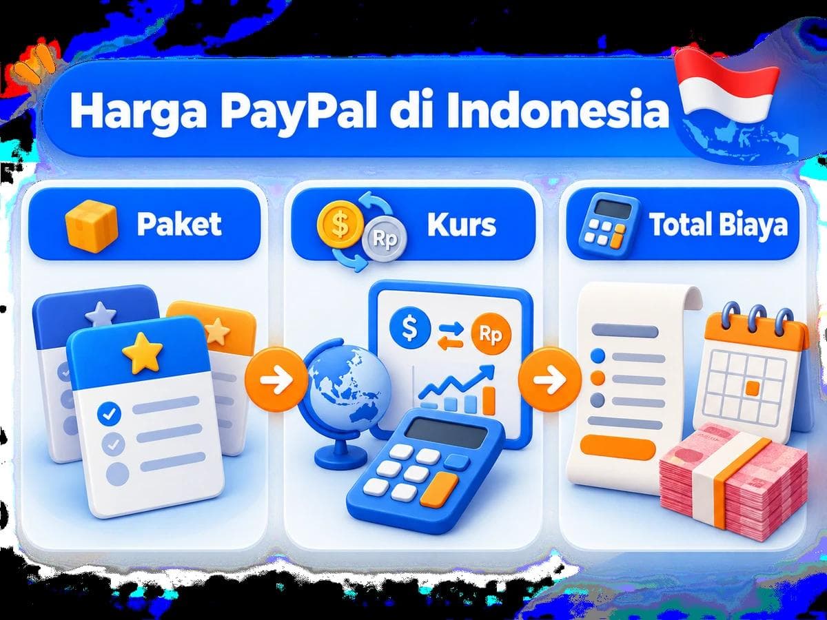 Harga PayPal di Indonesia: Paket dan Total Rupiah