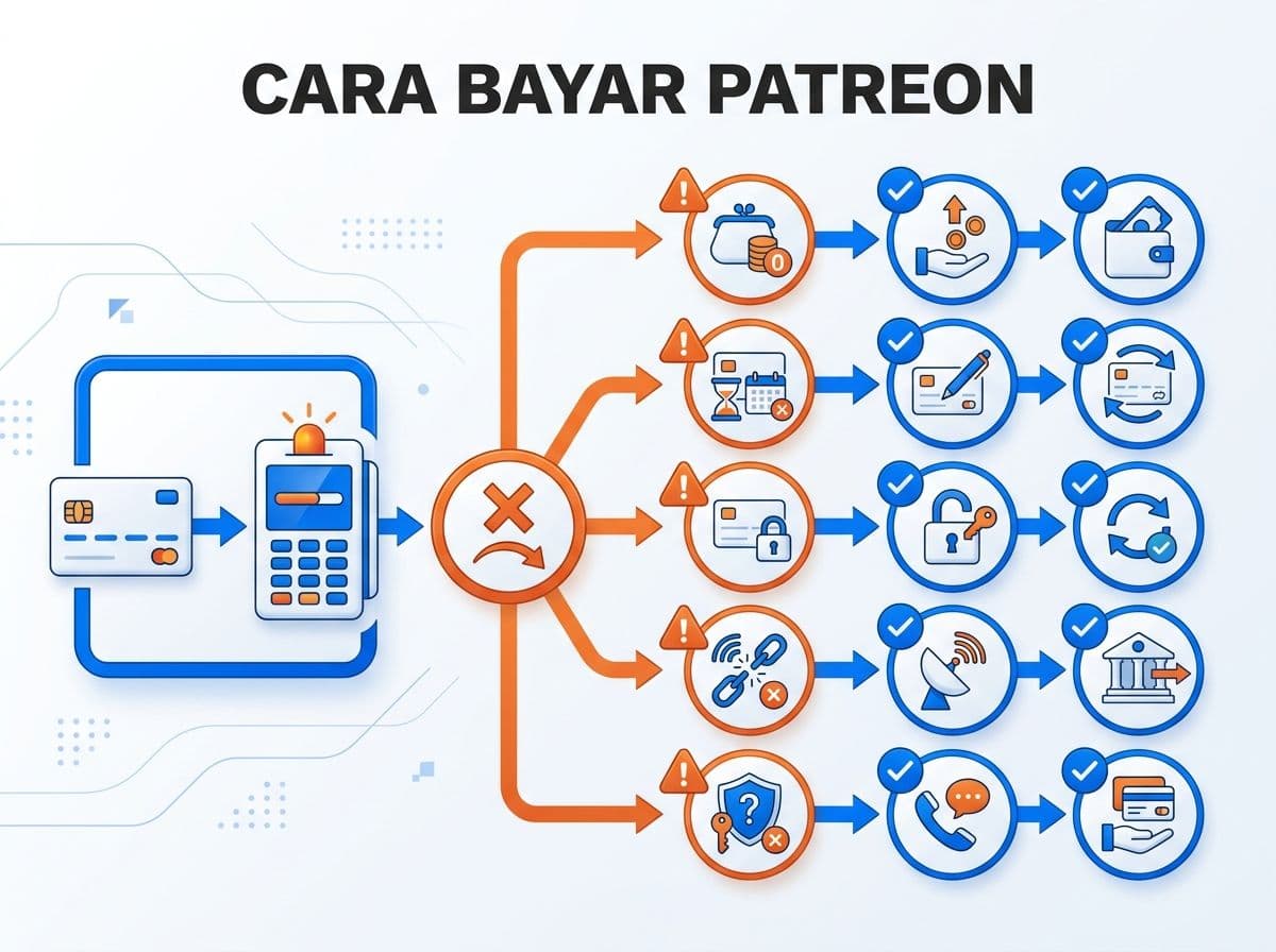 Patreon Gagal Bayar atau Kartu Ditolak: Penyebab dan Solusi