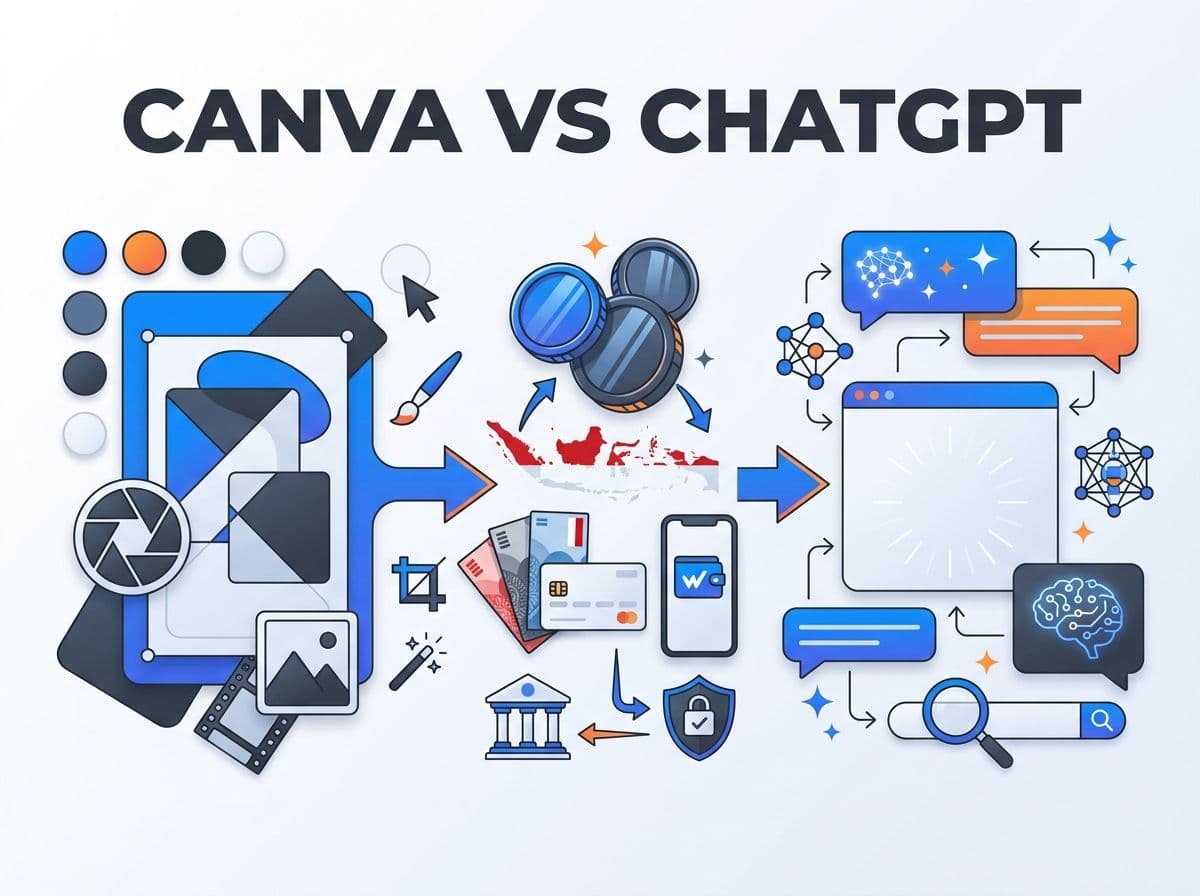 Canva vs ChatGPT Plus: Harga dan Cara Bayar dari Indonesia