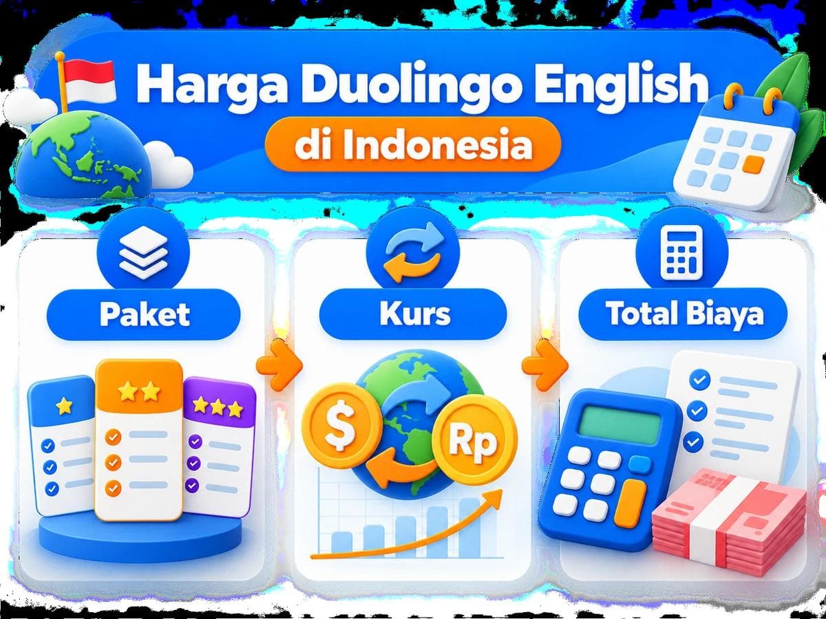 Harga Duolingo English di Indonesia: Paket dan Total Rupiah