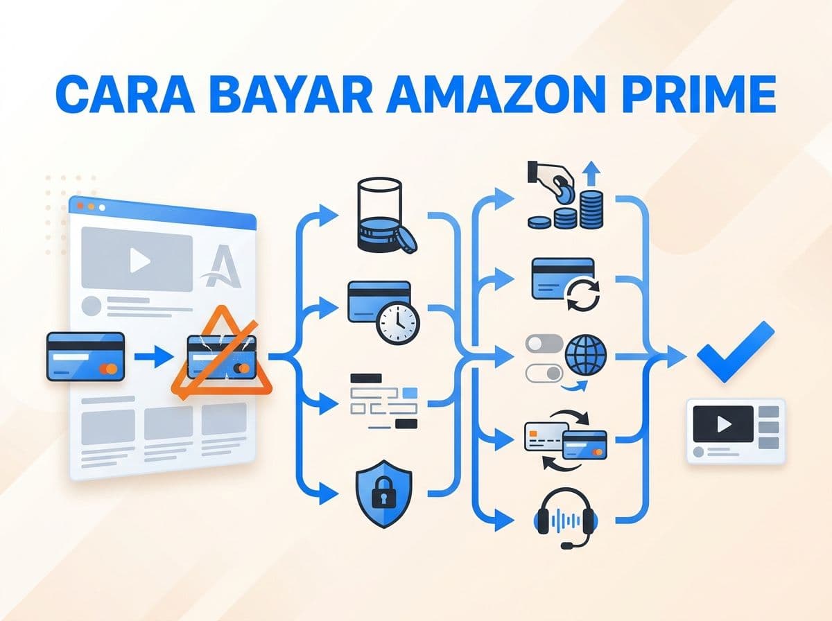Amazon Prime Gagal Bayar atau Kartu Ditolak? Ini Penyebab dan Solusinya