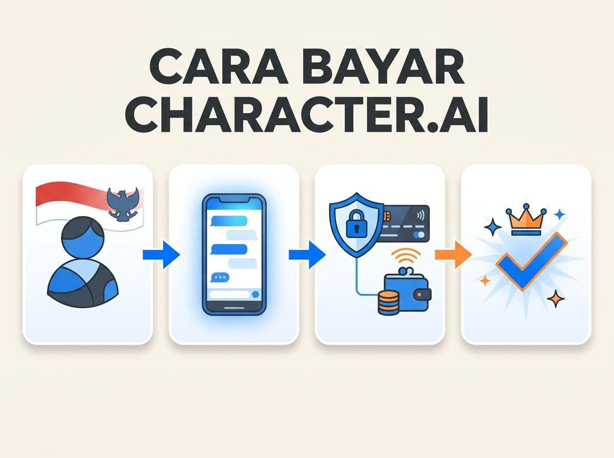 Cara Bayar Character.AI Plus dari Indonesia Tanpa Kartu Kredit